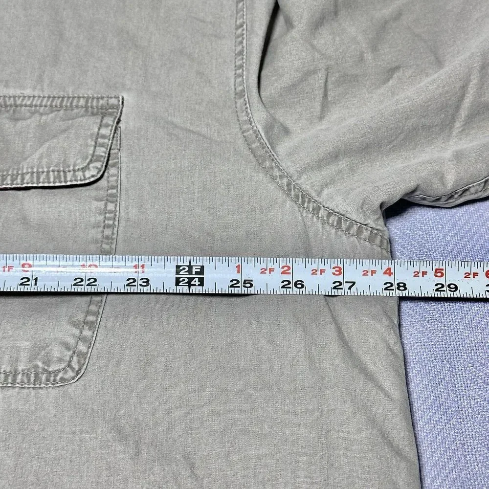Work‎ n' Sport Blue Gray Denim Flannel Lined Workwear Button Shirt 2XL Lot of 2